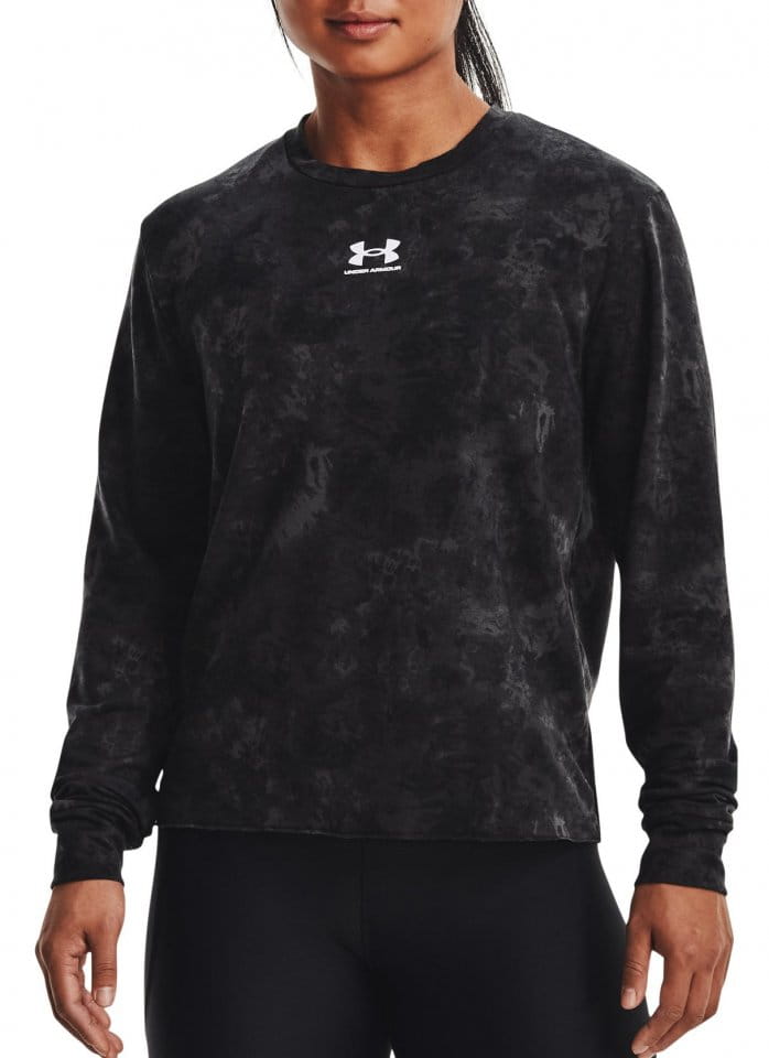 Mikica Under Armour Rival Terry Print Crew-BLK