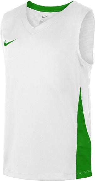 Dres Nike YOUTH TEAM BASKETBALL STOCK JERSEY-WHITE/PINE GREEN