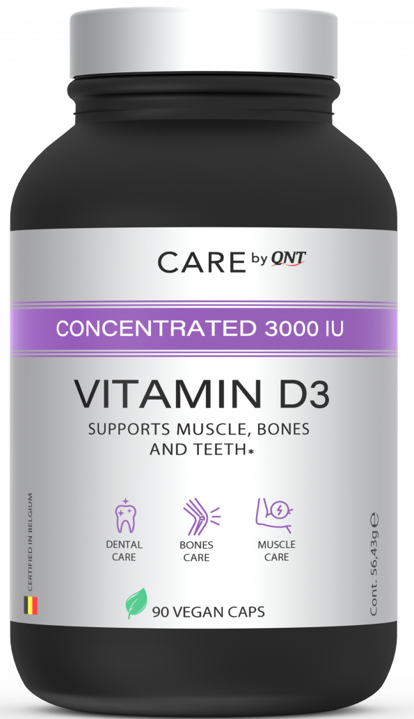Vitamini in minerali QNT VITAMIN D3 90 SOFTGEL CAPS